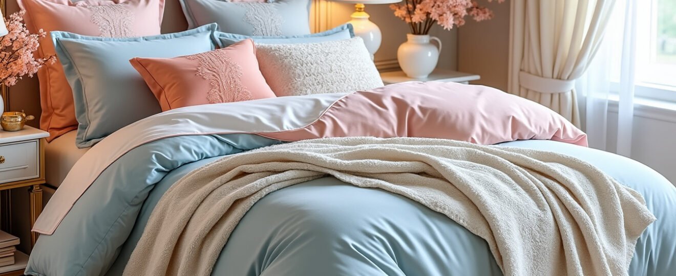 découvrez l'art de transformer votre chambre avec nos couettes et housses assorties. créez une atmosphère harmonieuse et élégante, tout en garantissant confort et chaleur à votre lit. explorez notre sélection pour un intérieur stylé et cocooning.