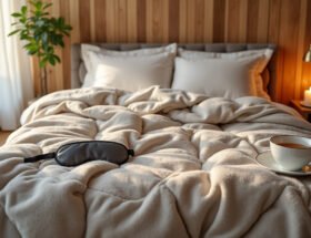 découvrez comment les couettes en laine peuvent améliorer la qualité de votre sommeil. grâce à leurs propriétés thermorégulatrices, elles vous gardent au chaud en hiver et au frais en été, tout en étant hypoallergéniques et durables. plongez dans le confort et les bienfaits d'une nuit réparatrice avec une couette en laine.